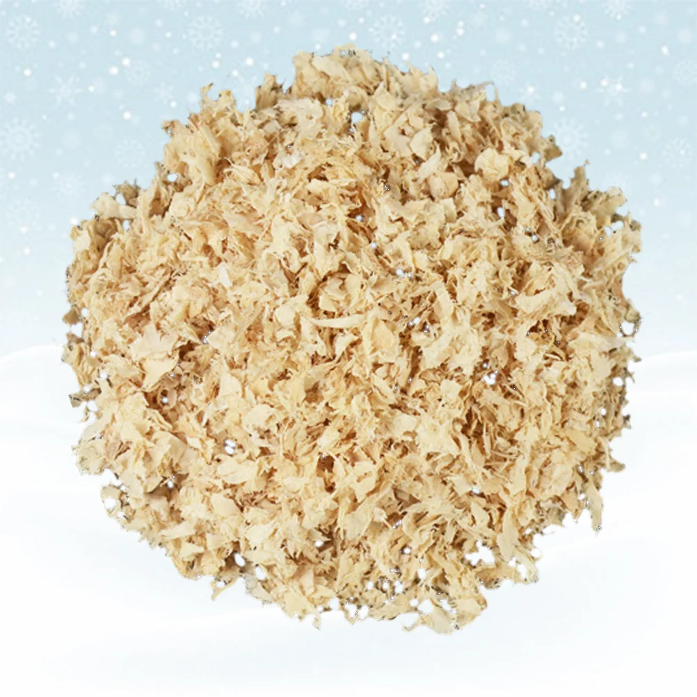 

Hamster Wood Chips Bedding Padding Supplies Hamster Nest Cabin Shavings Wood Flour Dust Wood Smell 500g