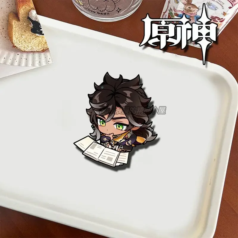 Genshin Impact Sethos, фигурка Kawaii, значки на булавке для лица, аксессуары для косплея заключенного, акриловый значок с героями мультфильмов, коллекция брошей на пуговицах