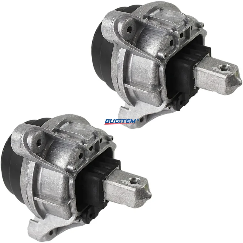 2PCS Engine Mount Left and Right Engine Mount 22116780263 22116780264 Compatible With BMW 5 Series F10 F11 6780264 6868302