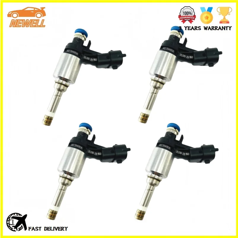 

4 шт. 35310-2B160 0261500331 Топливная форсунка для Hyundai 2016-2018 Veloster Tucson 1.6L для Kia 2016-2018 Optima Forte5 1.6L