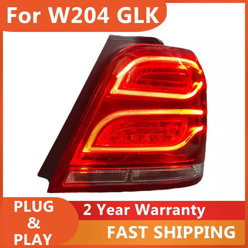 Car Accessories for Mercedes W204 Rear Lights 2007-2015 Benz GLK Tail Light DRL+Turn Signal+Brake+Fog+Reversing