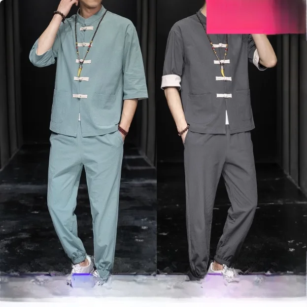 ensemble-de-pantalons-longs-pour-hommes-de-style-chinois-pour-le-massage-et-les-clubs-de-bain-de-pieds-tenue-de-travail-d'ete-pour-physiotherapeutes-et-techniciens