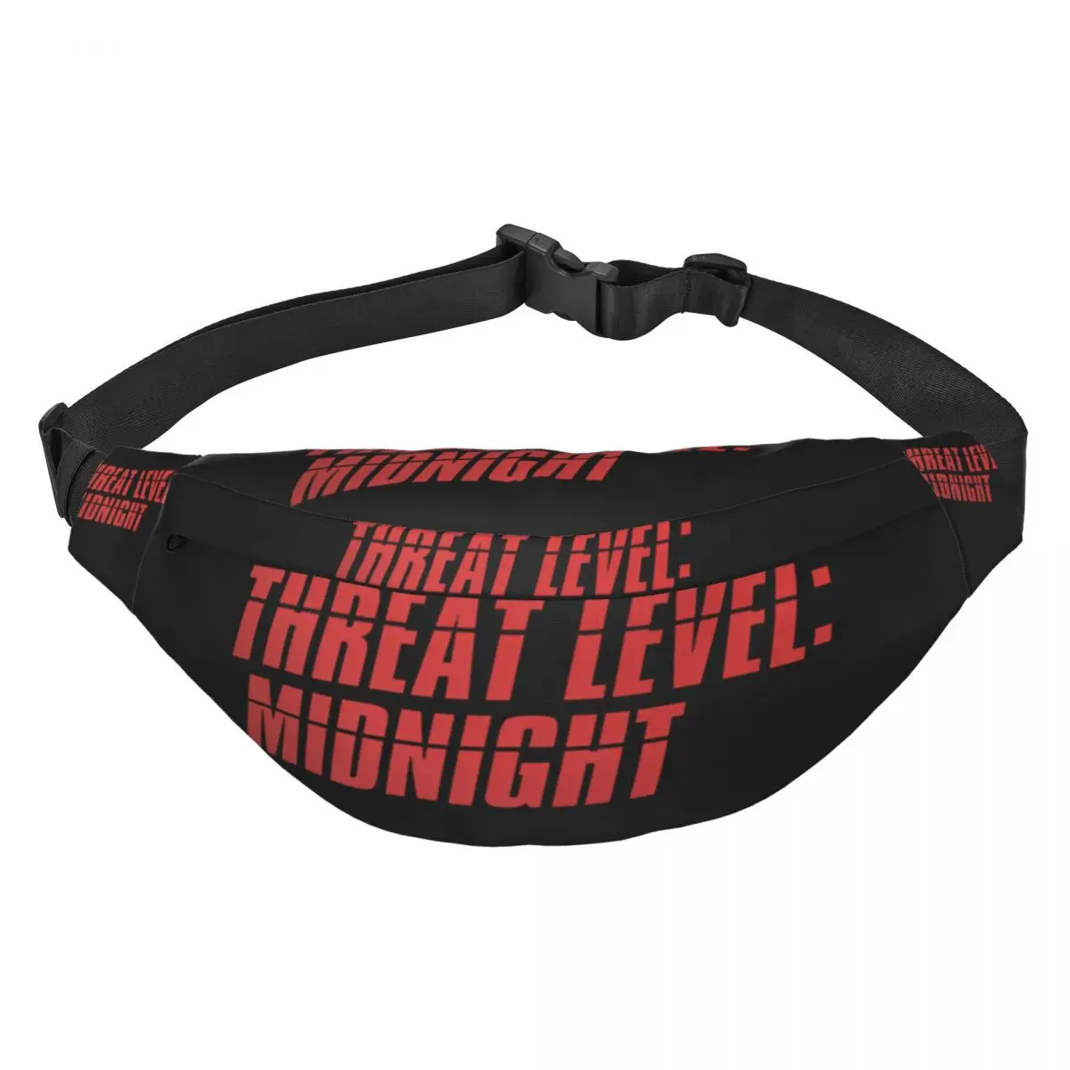 Threat Level Midnight - The Office Unisex Waist Bag Multifunction Sling Crossbody Bags Chest Bags Short Trip Waist Pack