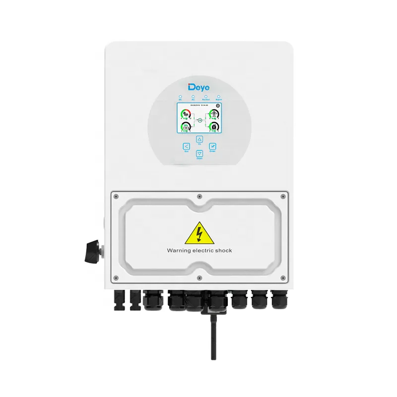 yyhcDeye Hybrid Solar Inverter 3KW 3.6KW 5KW 6KW SUN-3K-SG04LP1-24-EU SUN-3K-SG04LP1-EU 24V 48V Single Phase For Home Solar Syst