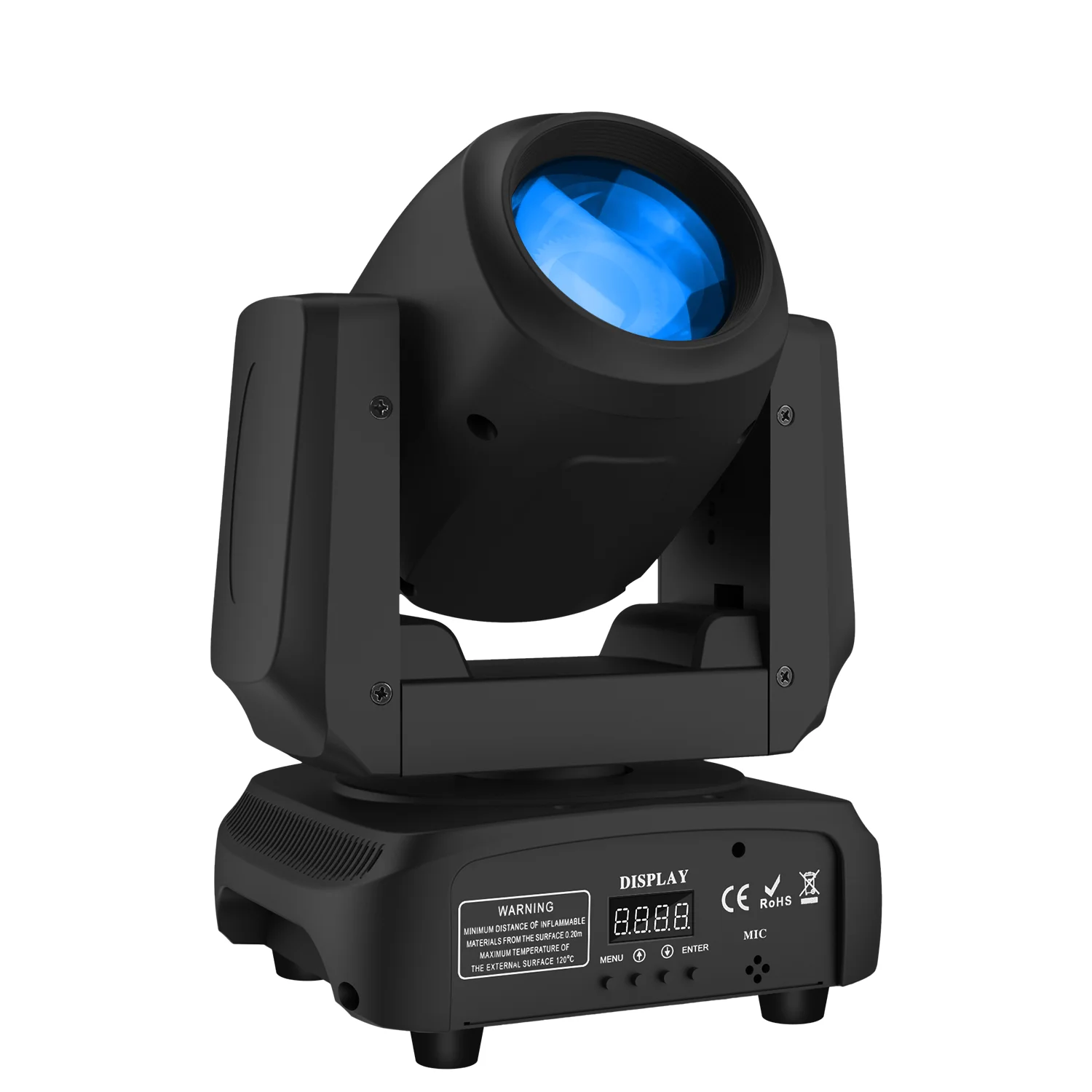 yiflamefly led moving head light iluminacao de palco luzes de dj holofotes dmx 512 com som ativado para igreja disco de casamento 100w 01