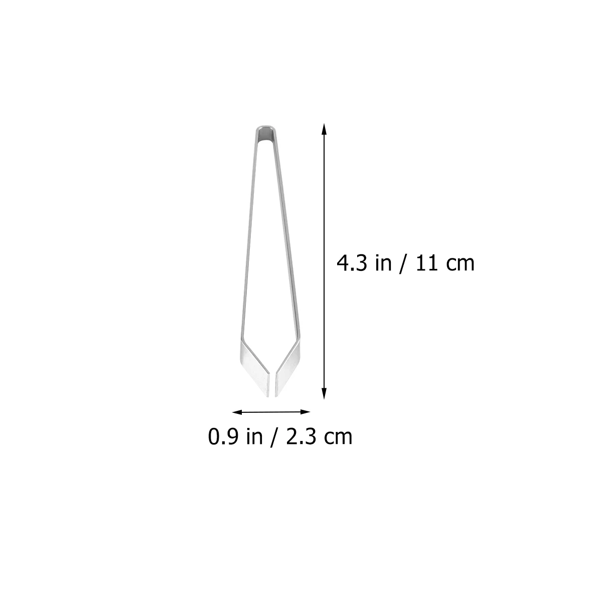 3 قطعة ملاقط عظم السمك من الفولاذ المقاوم للصدأ أداة دقيقة للمطبخ والمطعم والمنزل طرف مائل مانع االصدأ #1