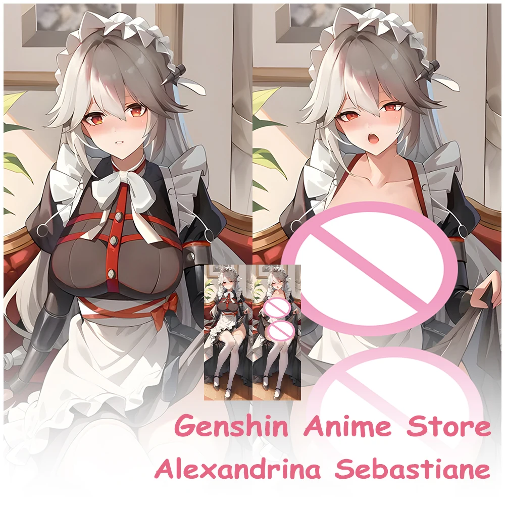 Alexandrina Sebastiane Cartoon Lichaam Kussensloop Beddengoed Cosplay Props Knuffelen Otaku Kussenhoezen Hoofdeinde Kussenslopen 50X150