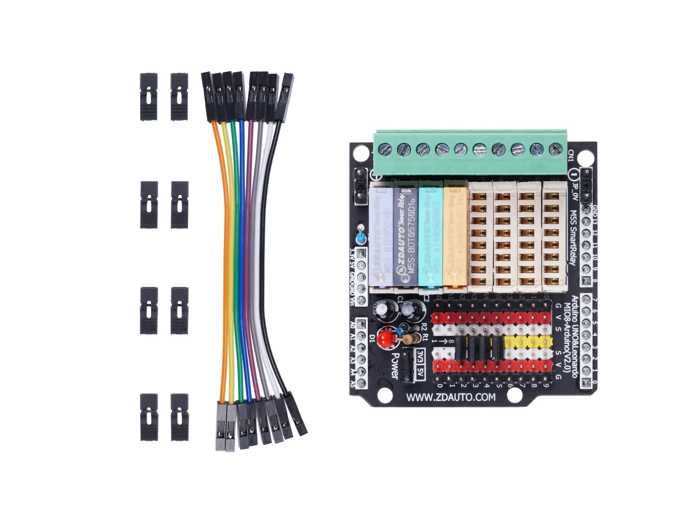 MIO Arduino Starter Kit with Expansion Board, M5S I/O modules and PLC – Compatible with Arduino UNO/ Leonardo