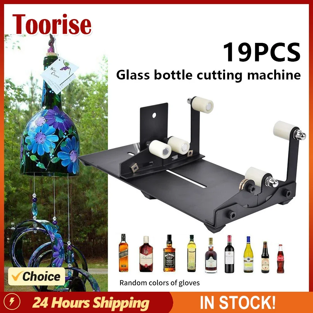 

Adjustable Glass Bottle Cutter Kit Stainless Steel Square Round Glass Bottle Cutting Machine Set Professional DIY Crafting