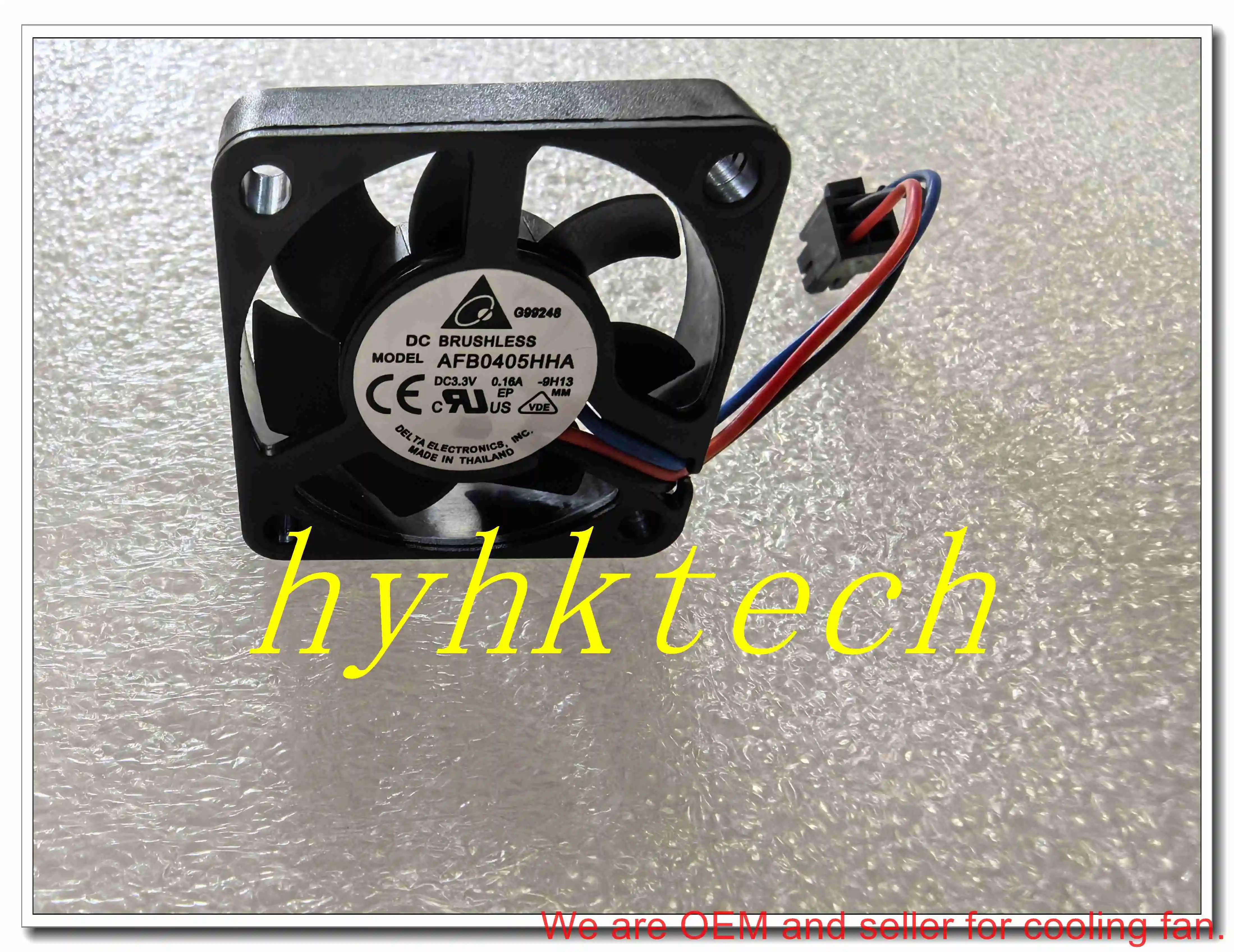 AFB0405HHA เดลต้าดั้งเดิม3บรรทัดพัดลมทำความเย็นทดสอบงานก่อนการจัดส่ง100%