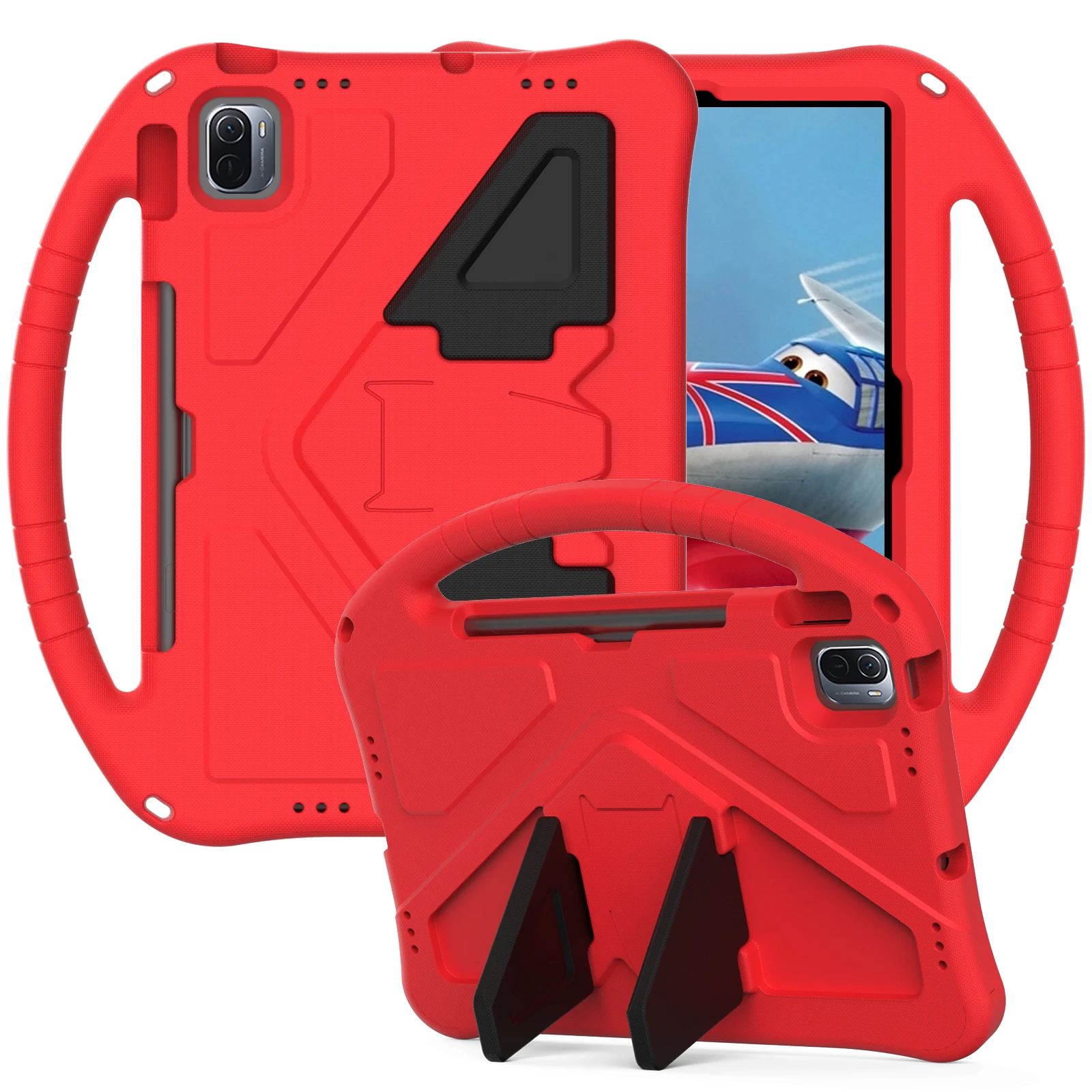 Handheld Case for Samsung Galaxy Tab S6 Lite 2024 S7 S8 S9 S9 FE A8 A9 A9+ 11 Inch Kids EVA Shell for S6 lite 10.4