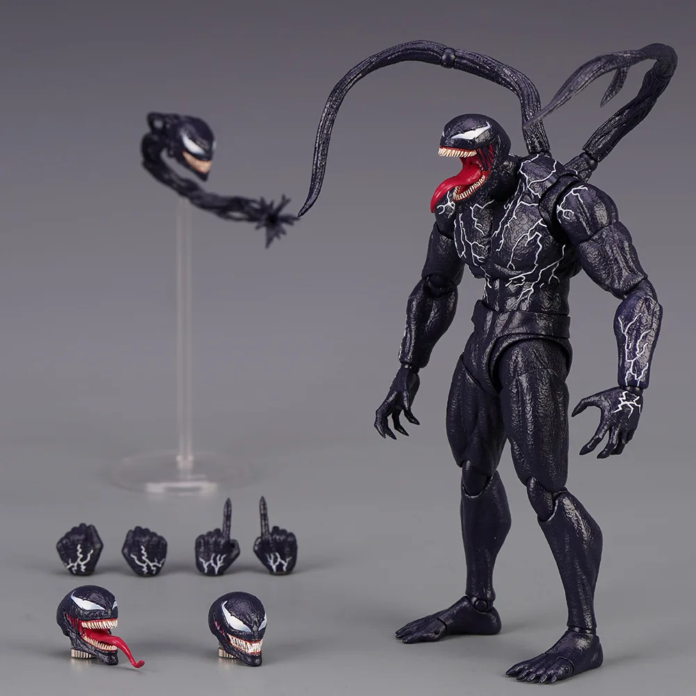 20cm Venom Figute Marvel Anti-hero Eddie Brock Symbiote Anime Peripheral 20cm Action Figure Desktop Ornament Model Gifts Toys