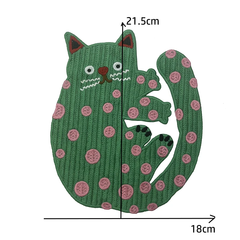 High-end Animal Fashion Cat Series Icon Embroidery Applique Patches For Clothing DIY Sewing up Badges on the Backpack