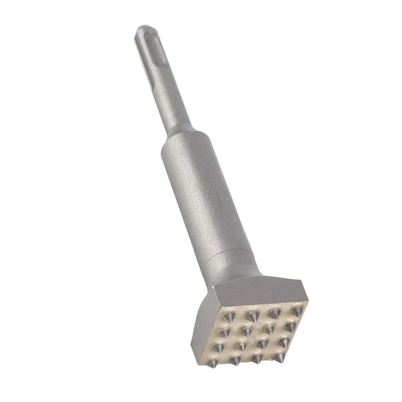 ABVJ-6Inch Testa quadrate Boccola Punta in acciaio Elettrico Fiore Martello Punta da trapano Scalpello con scanalatura per calcestruzzo