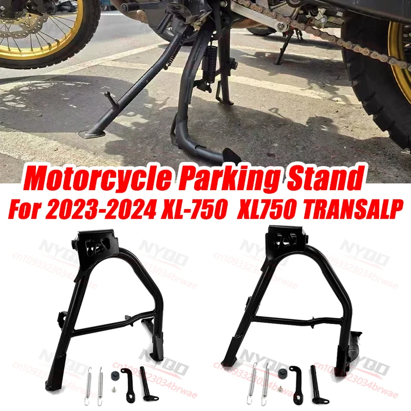 

Motorcycle Center Stand Parking Stand Central Firm Frame Steel Rack for 2023-2024 XL-750 XL750 TRANSALP Accessories