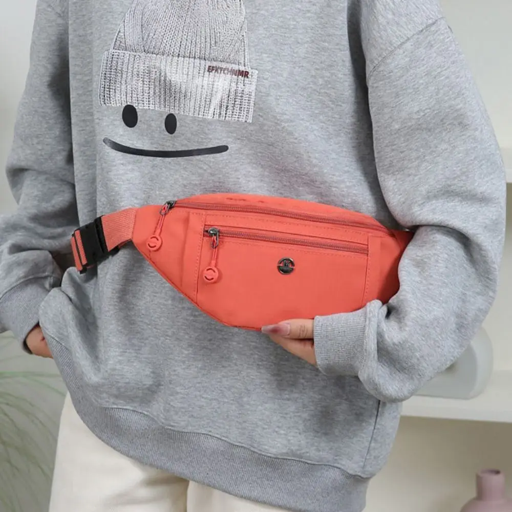 Modische Halbmond-Brusttasche aus Oxford-Stoff, große Kapazität, Umhängetasche, multifunktionale, wasserdichte Hüfttaschen, Unisex – Detail 11