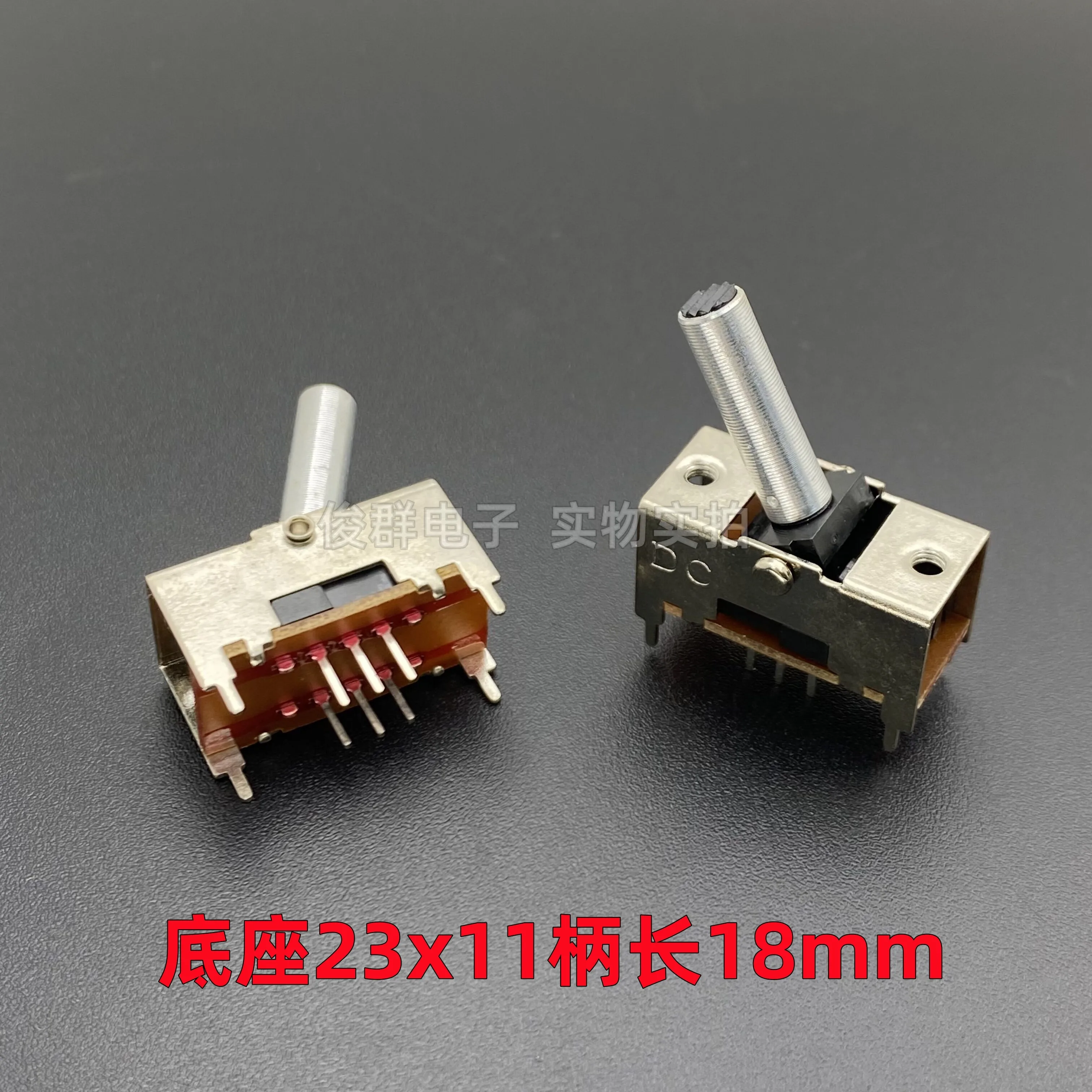 10pcs/imported DC toggle switch rocker button in-line 6-foot 2-speed power sliding switch button shake rocker DC