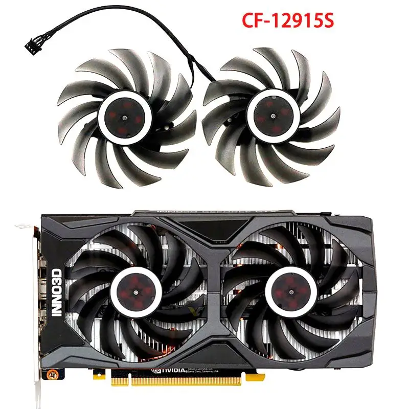 Neuer GPU-Lüfter 4PIN 87MM 4PIN CF-12915S für Inno3D Geforce RTX 2060 1660 Super Twin X2 Grafikkartenkühlung – Detail 9