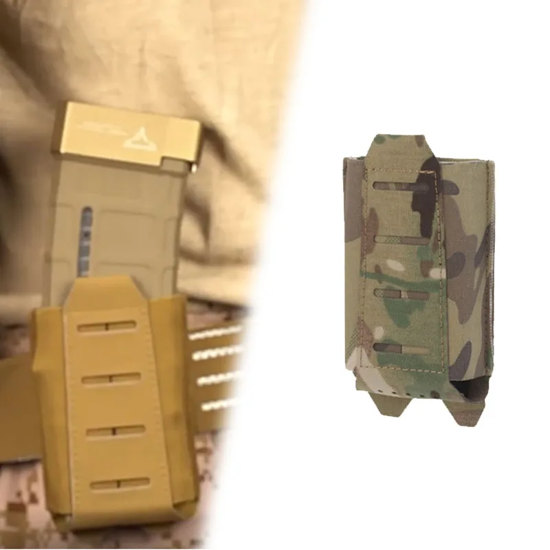 

OPHIDIAN 5,56 Подсумок для магазина винтовки Жилет Ремень MOLLE Перегрузка с обеих сторон Эластичная ткань Поверхность Лазерная резка Подсумок для журналов