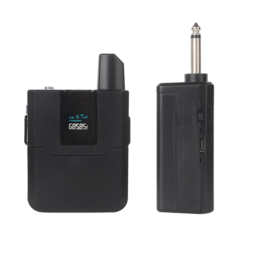 

High quality wireless collar clip with microphone strap transmitter receiver for teaching recording and live performance