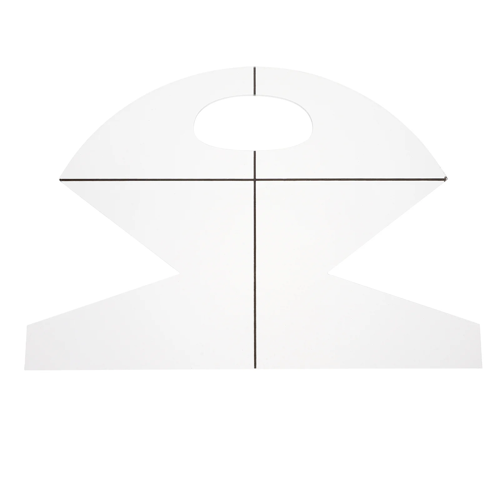 Acrylic Cookie Basket Bag Sewing Ruler Durable Quilting Ruler Patchwork Template for Fabric DIY Stitching Tool