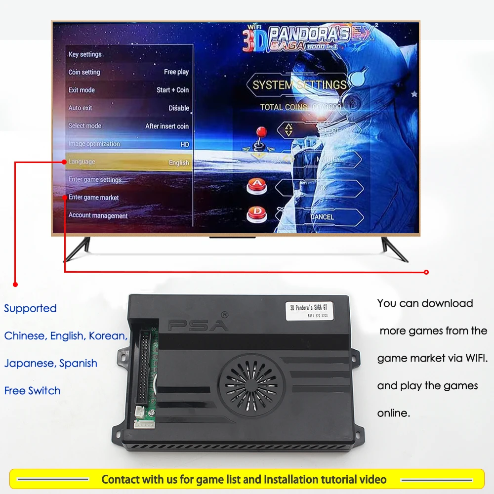 Игровая консоль 3D Pandora Sag – обзор и цена Gaming Console Years