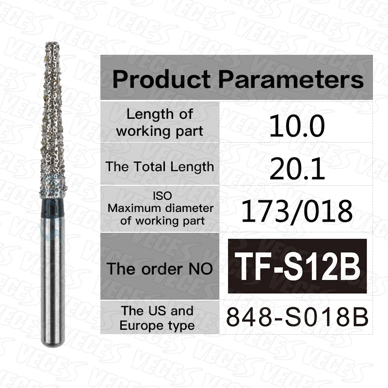 TR Typ Extra Grobe Dental Diamant Bohrer Standard Zahnmedizin Erdbeeren Bohrer Zahnarzt Werkzeuge FG High Speed Bur 1,6mm 10 stücke