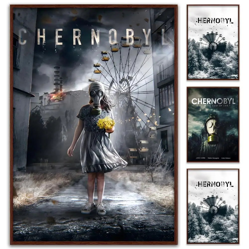 Chernobyl Diaries Horror Thriller Movie Poster Self-Adhesive PP Paper HD Wall Decal for Study Living Room Garage DIY Gift