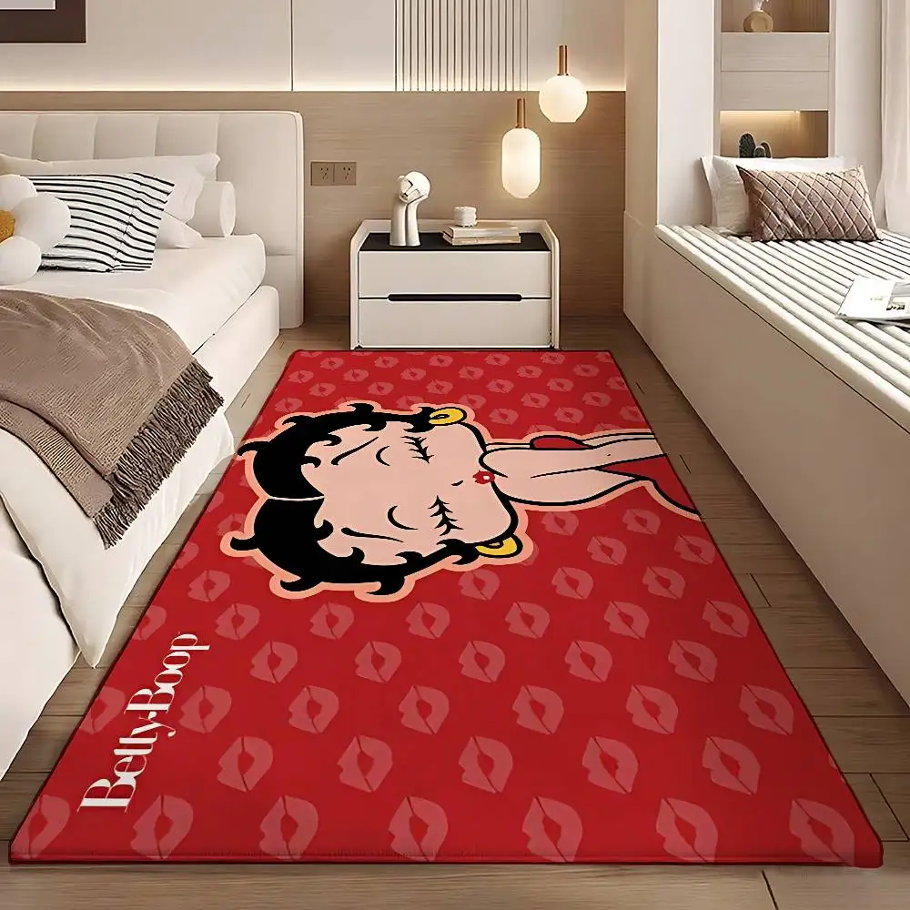 

Sexy B-Betty-Cute-B-Boop-s Floor Mats Home Laundry Rug Carpet For Living Room Decor Lounge Area Anti-slip Foot Mat Entrance Door
