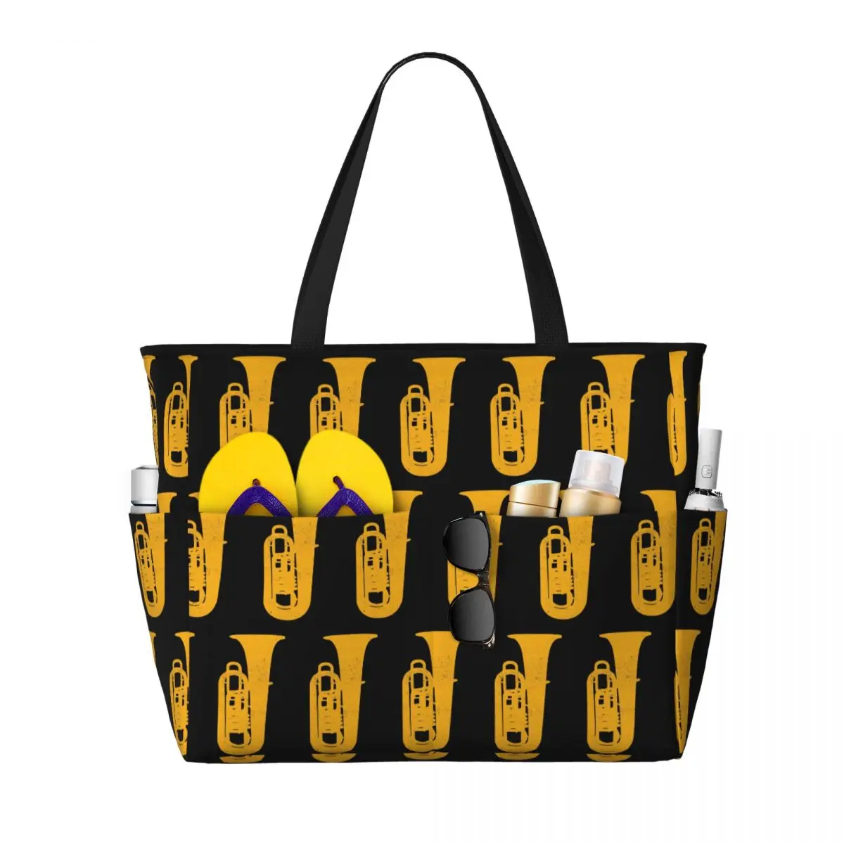Bolsa de playa Tuba, bolsa deportiva para gimnasio, yoga, bolsa grande para mujer, bolsa de viaje, bolsa de fitness