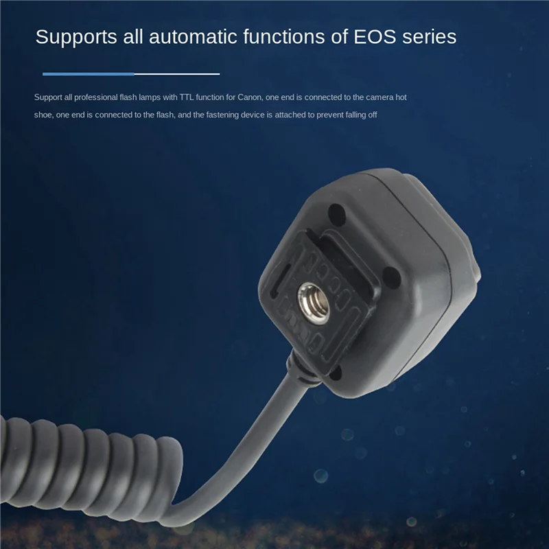 FORW-3X OC-E3 Off Camera Flash Cable Hot Shoe Cord Sync Off-Camera Flash Focus Cable Camera Extension Cord For 580EX II/580EX