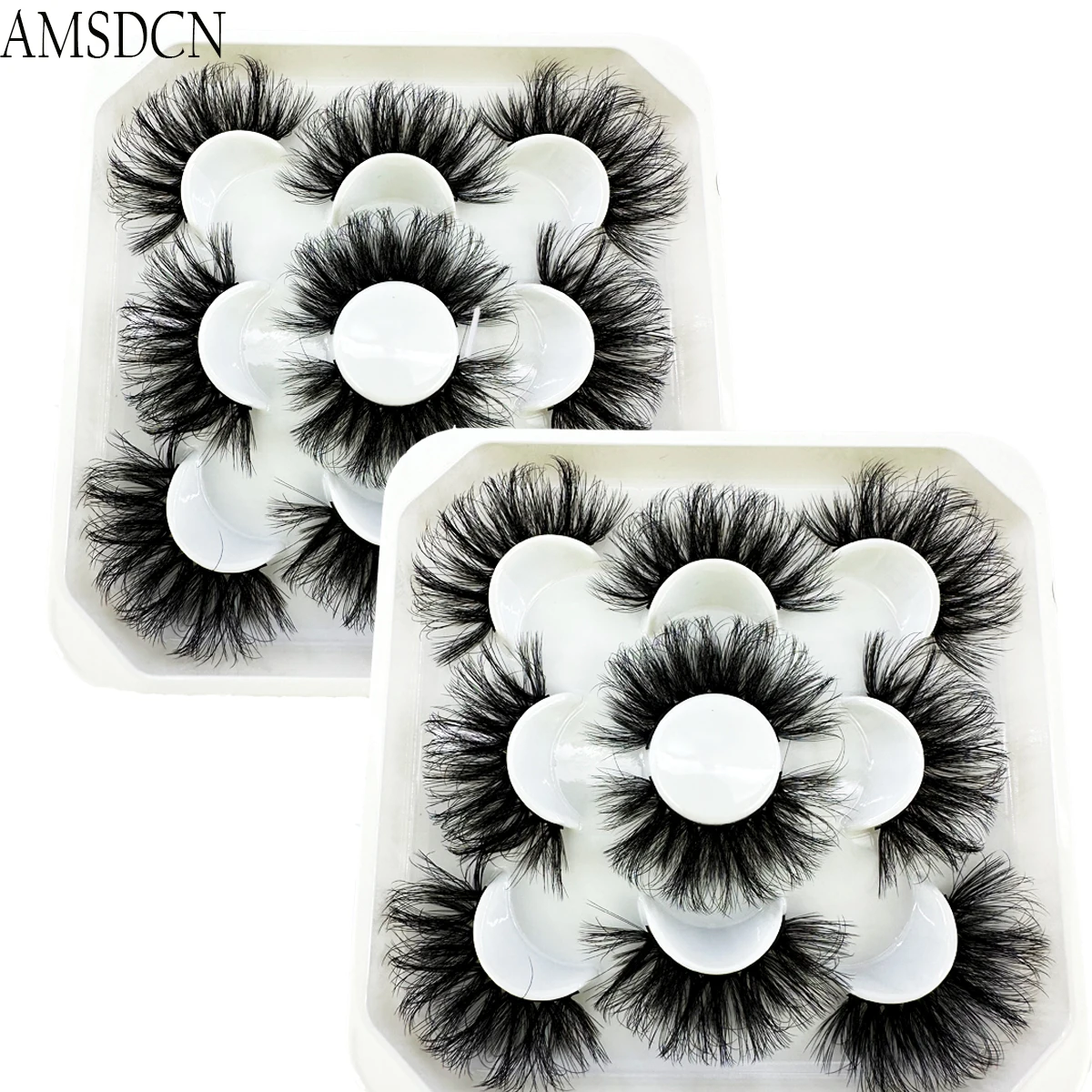 جديد 5 أزواج 5D رقيق الرموش 25 مللي متر ثلاثية الأبعاد رموش بالمنك اليدوية لينة حجم الرموش الطبيعية maquillaje لاش البائعين الرموش الصناعية