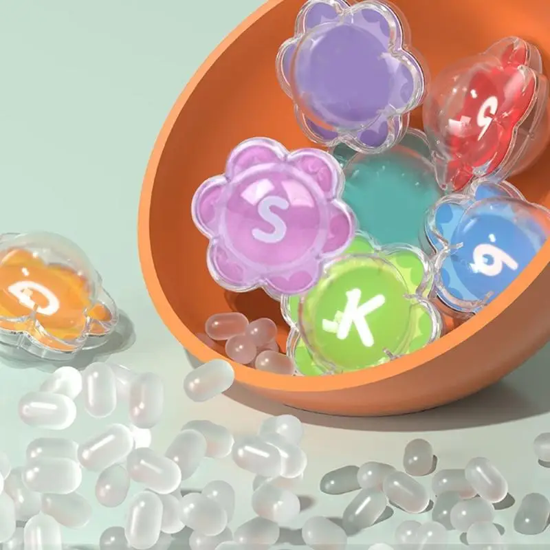 

U13F Интерактивный плавающий мяч, детская игрушка для ванны для малышей, ванна с номером и буквой, обучающая игра, легко водный