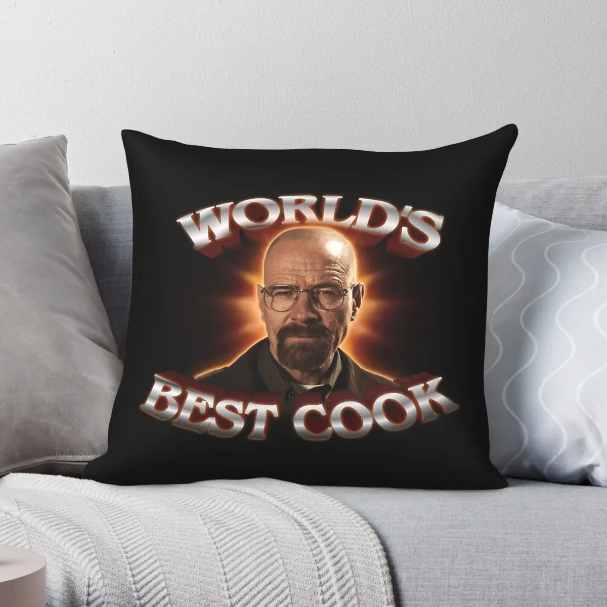 Best Cook Walter White Breaking Bad Pillowcase Polyester Linen Velvet Creative Zip Decorative Pillow Case Bed Cushion Cover