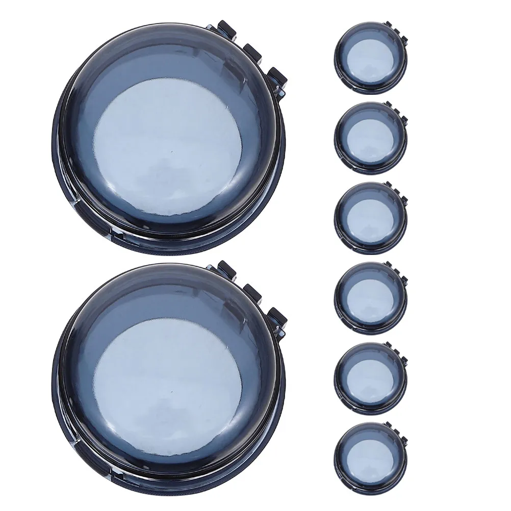 8Pcs Gas Cooker Safety Covers Stove Knob Protectors Heat Resistant Plastic Switch Covers Childproof Stove Guard for Kitchen