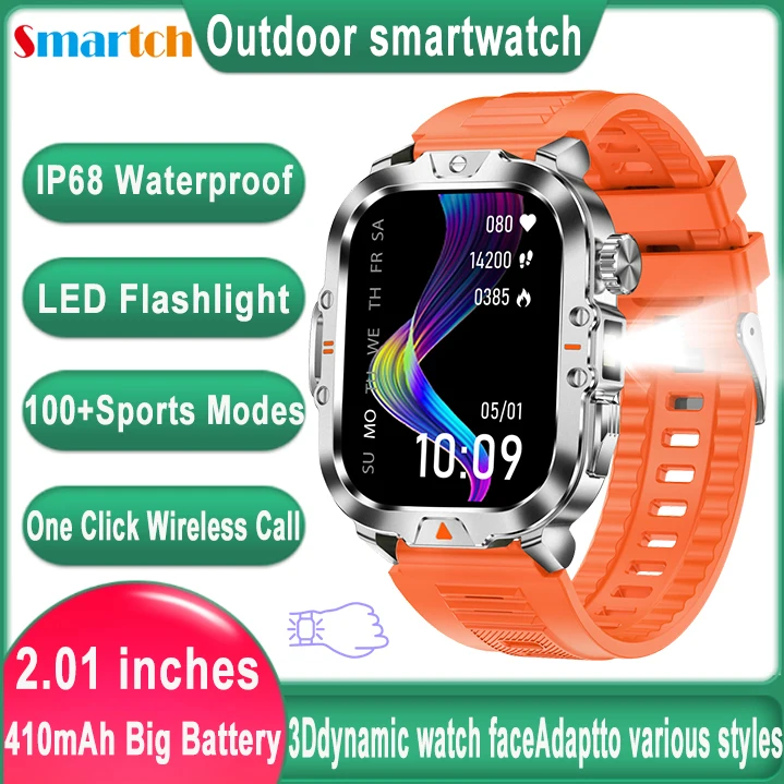 

Светодиодный фонарик на открытом воздухе, умные часы для мужчин, 3D динамический циферблат, BT Call, умные часы для женщин, 410 мАч, водонепроницаемый спортивный монитор сна и здоровья