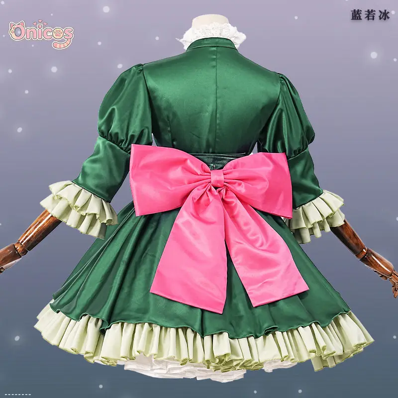 

King of Fighting - Hurricane Battle Spirits Cecilia Cosplay Costume Maid Wind Lolita Dress Onicos