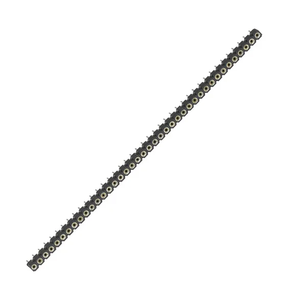 100PCS 2.54mm Pin Header Female Single Row 40 Pin 2.54mm Round Pin Connector 1x40