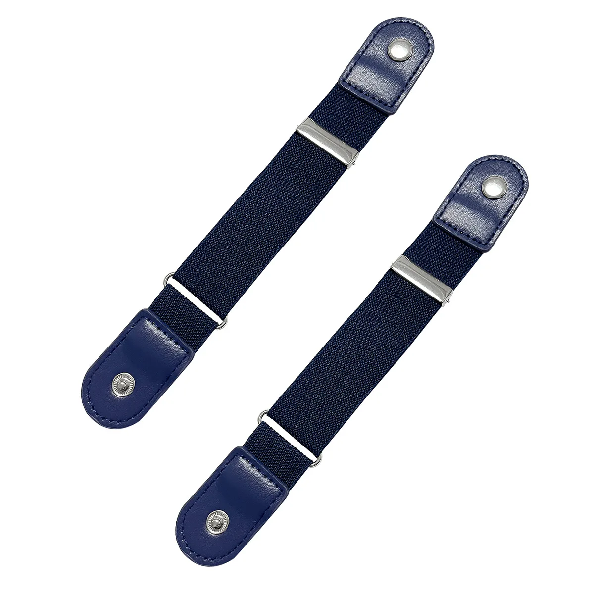 2 Stück verstellbarer, elastischer Gürtel ohne Schnalle, Unisex-Freizeit-Taillenzubehör für Jeans und Hosen – Detail 9