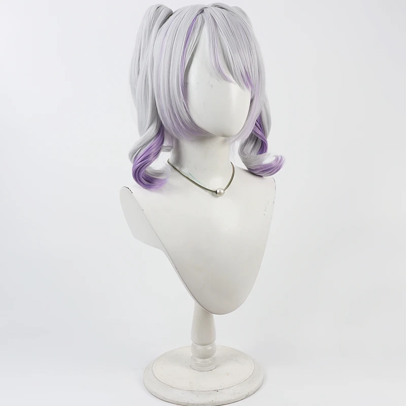 アニメ Honkai: スターレール 3月7日コス コスプレウィッグ ハロウィンカーニバルパーティー小道具 人工毛 耐熱繊維 + ウィッグキャップ