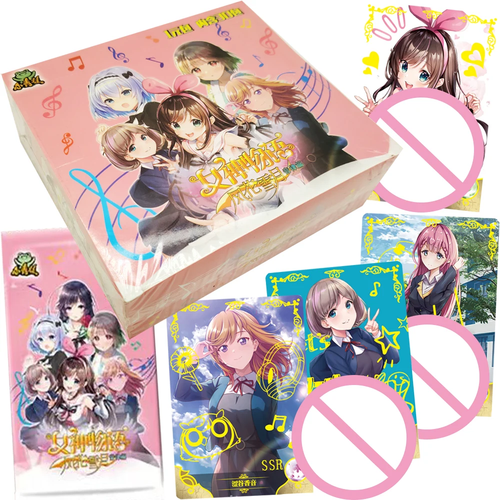 

Goddess Story Collection Cards Exquisite Visual Feast Popular Anime Characters Cute Charm Rare Hobby Cards Toys Gifts for Kids