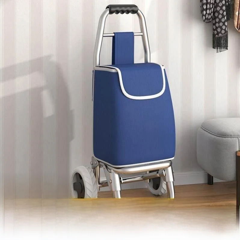 portable-small-shopping-cart-hand-pulled-stair-climbing-large-capacity-convenient-household-luggage-stroller-stainless-steel