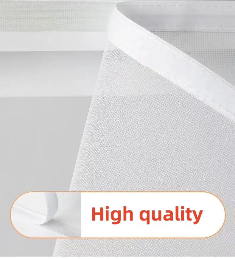 شبكات ناموسية بيضاء للنافذة، شاشات نافذة مضادة للبعوض، شبكة مضادة للحشرات من التول الهوائي غير مرئية للبعوض والذباب