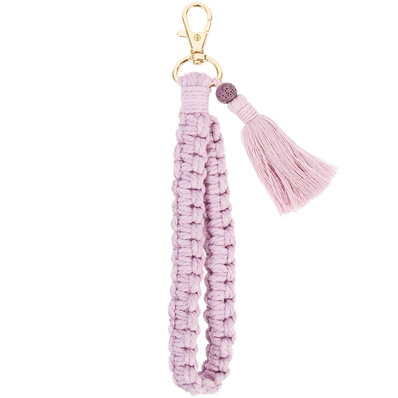 

Ethnic Style Tassel Keychain Wrist Straps Cotton Rope Macrame Woven Keychains Luggage Pendant Bag Charms Bohemia Accessories