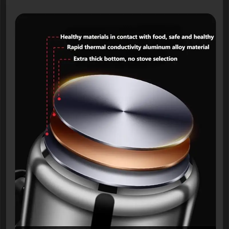 304 Stainless Steel Pressure Cooker - 100KPA Super Fast Cooking, Explosion-Proof Design for Gas & Induction, KC Certified