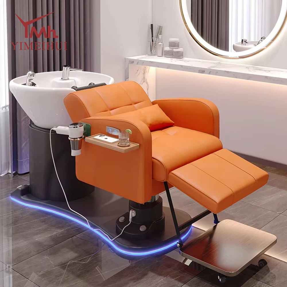 

Multifunctional Rotating Hair Washing Bed Hair Salon Silk Domain Hair Care Chair Intelligent Electric Hair Care Flushing Bed