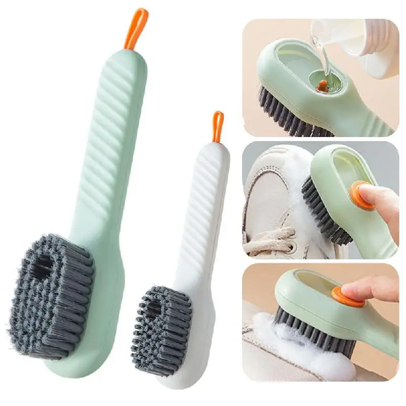 Multifunction Automatic Soap Liquid Adding Shoe Brush Soft-bristled Clothe Brush Clothing Board Brush Soap Dispenser Brush parts