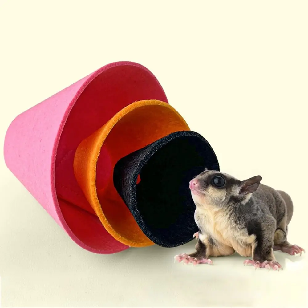

Anti Licking Hamster Anti Bite Collar Soft Colorful Hamster Protection Cone Velvet Hamster Elizabethan Collar for Wound Healing