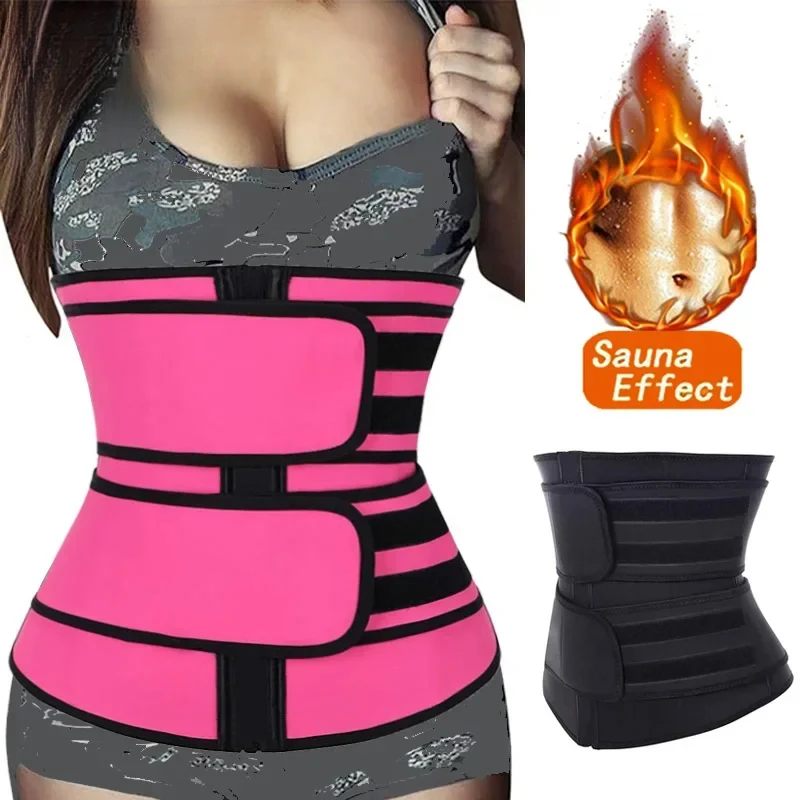 New Women Waist Trainer Fitness Sauna Sweat Neoprene Slimming Belt Girdle Shapewear Modeling Strap Body Shapers