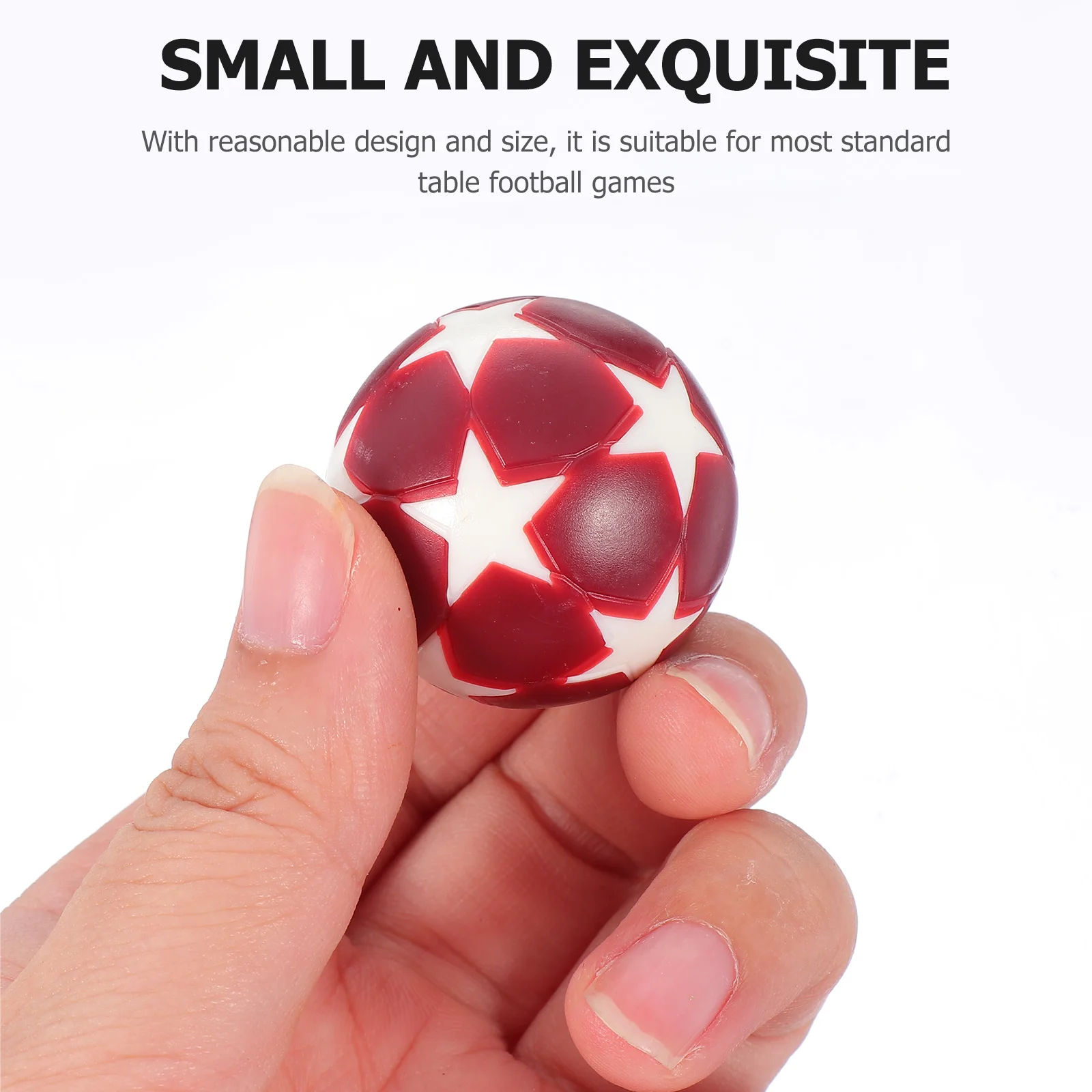 

10pcs Table Football Accessories Replacement Mini Foosball Balls Star Pattern Plastic Soccer For Table Soccer Play